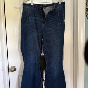 EUC Judy Blue Sailor Flare Jeans